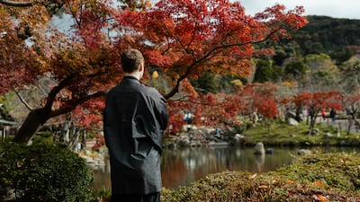 Autumn colours bloom in Japan's Kyoto. Atsuo Shimada / Unsplash
