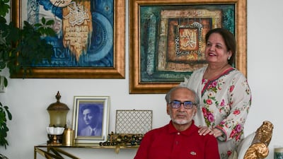 Khawar Saleem Aslam and Shabana Khawar, originally from Pakistan, have lived in the UAE since 1977. Khushnum Bhandari / The National