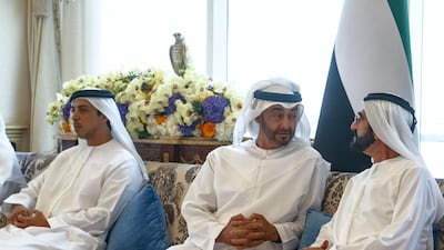 Sheikh Mohammed bin Rashid discussed issues of national importance with Sheikh Mohamed bin Zayed during a meeting in Abu Dhabi in Monday.