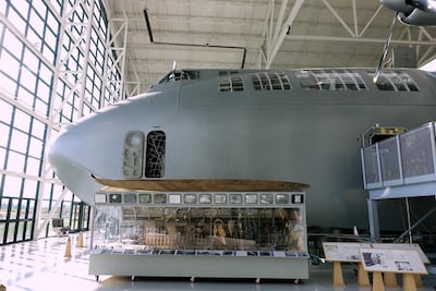 The Hughes H-4 Hercules was the largest wingspan aircraft ever to have flown, despite only being airborne for 26 seconds. Courtesy Wikimedia Commons