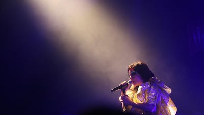 Bjork performing at the Sydney Opera House in 2008. John Pryke / AP Photo