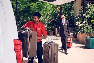 Passengers departing Dubai Airport with Emirates can use the airline's home check-in service. Courtesy Emirates