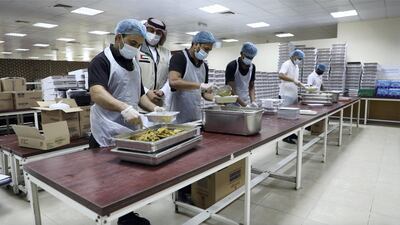 Pearl Catering and Hospitality Services in Abu Dhabi is one of the 50 kitchens in the country that prepare meals for Emirates Red Crescent’s Ramadan programme.