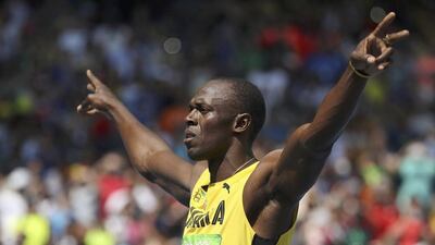 Usain Bolt holds the world records in the 100 and 200 metres, with both recrods set at the 2009 world championships in Berlin. Phil Noble / Reuters