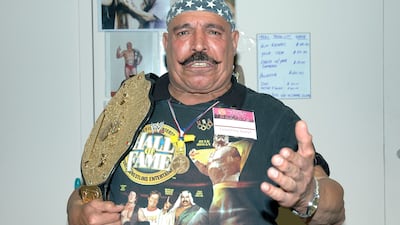 Hossein Khosrow Ali Vaziri, otherwise known as The Iron Sheik. Photo: Bobby Bank / WireImage