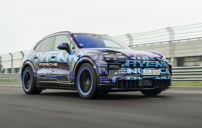 The Porsche Cayenne EV will be the next electric offering by the company in the region. Photo: Porsche