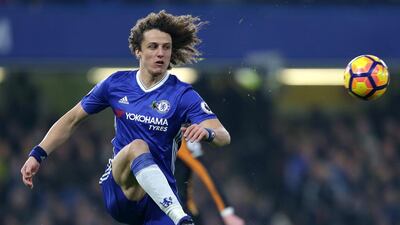 David Luiz says he expects Gary Cahill to be named Chelsea captain. Daniel Leal-Olivas / AFP