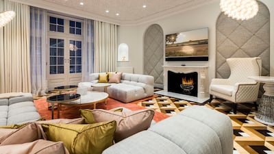 A living area in the Park Street property