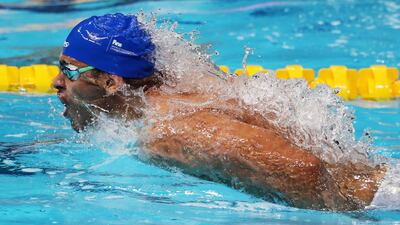 Yousuf Al Matrooshi - the Emirati swimmer will look to make his mark at the Worlds in Fukuoka, Japan. EPA