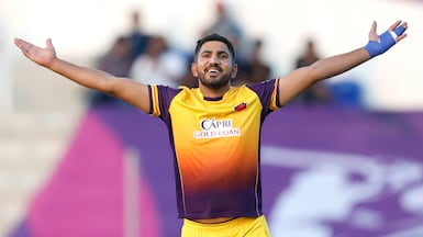 Junaid Siddique secured a life-changing sum of money when he signed for Sharjah Warriorz at the ILT20’s first auction earlier this year. photo: ILT20