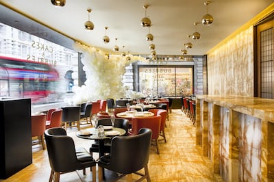 Cakes & Bubbles is at Hotel Cafe Royal in London