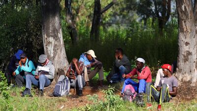 Jobseekers in Johannesburg. South Africa’s governing party wants the central bank’s mandate broadened to shore up the economy and promote employment in addition to its existing task of tackling inflation. Reuters
