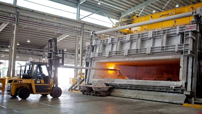 Emirates Global Aluminium EGA was formed from the 2013 merger of Dubai Aluminium and Emirates Aluminium. Photo: Mubadala