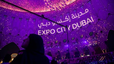 The 360-degree translucent structure is at the heart of Expo City Dubai.