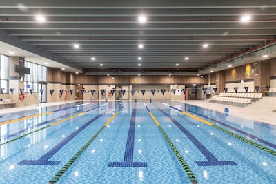 The swimming pool at Harrow, which will welcome pupils for the first time next year. Antonie Robertson / The National
