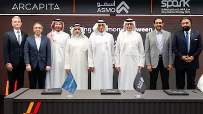 Signing ceremony between ASMO and Arcapita. Photo: Supplied
