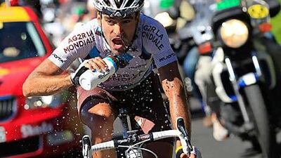 Christophe Riblon, the Frenchman, brought some cheer to the home fans yesterday.