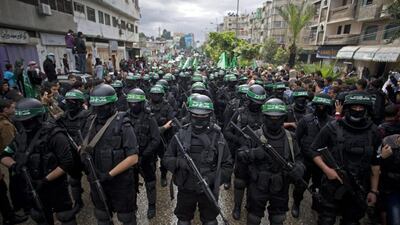 Recent changes within the political structure of Hamas reveal a shift of thinking that took place long ago. Khalil Hamra / AP Photo