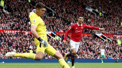 NEWCASTLE RATINGS: Nick Pope 7: Important save with feet to deny Antony’s strike late in first half. Not particularly busy afternoon until late in game. Rounded by Rashford but Fred couldn’t finish from ball into box. Then relieved to see Rashford miss header in injury time. EPA