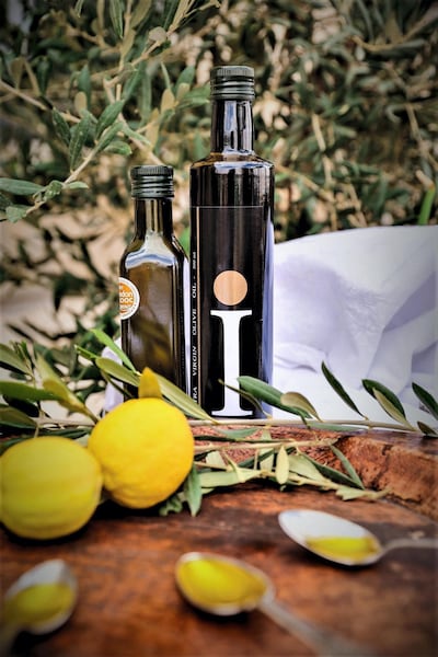 Al Maida olive oil, right, won the bronze medal at the London Olive Oil Awards. Photo Diana Argueta Sinclair