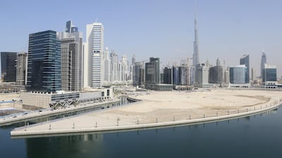 Above, Business Bay in Dubai. A commercial landlord is in a quandary after an absconding tenant resulted into a bank closure of his property. Sarah Dea / The National