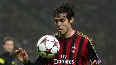 Kaka assisted on Milan's lone goal on Tuesday, a ninth-minute strike by Robinho. Olivier Morin / AFP