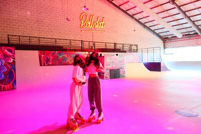 Roll DXB has a 'Ladies Who Roll' package available on Wednesdays. Pawan Singh / The National