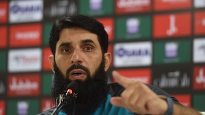 Pakistan head coach Misbah-ul-Haq speaking ahead of the first one-day international against Sri Lanka in Karachi on Friday. AFP
