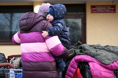 The EU has said it will take in refugees with 'open arms', waiving visas and allowing for settlement of up to three years. Meanwhile, the UK has faced criticism for not applying a similar visa waiver and only allowing Ukrainians with a family connection in the UK to apply for a visa to come. EPA / Darek Delmanowicz