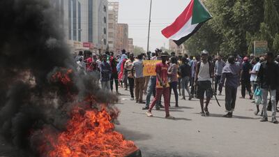 It was the first major demonstration since Ramadan. AP Photo