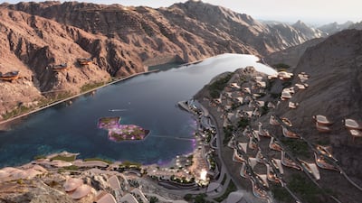 W Hotel in Trojena will be located in Neom's Lake Village. Photo: Neom