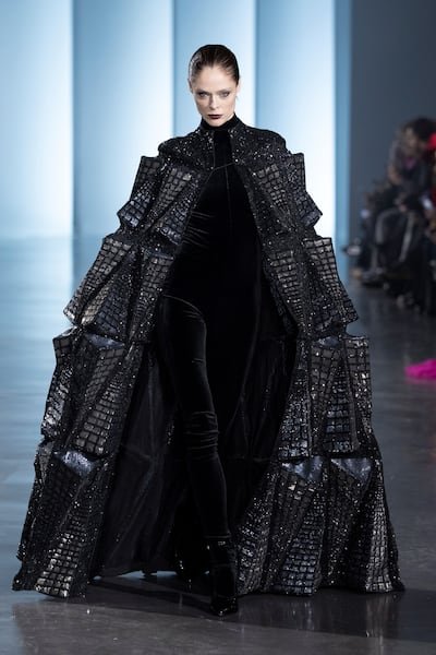 Rahul Mishra's haute couture spring/summer 2025 collection is called the Pale Blue Dot and is based on the work of astronomer Carl Sagan. Photo: Rahul Mishra