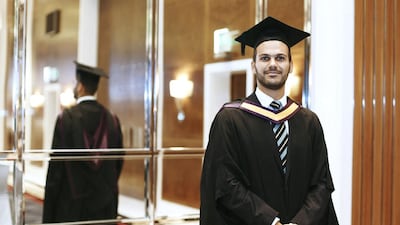 Moatassem Moatez graduated with a part-time MBA from Manchester Business School. Rebecca Rees for The National