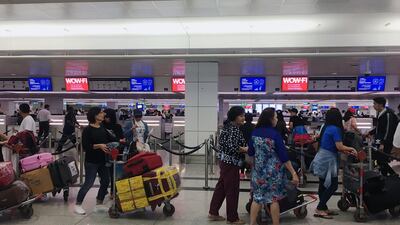 Staff with stopwatches were sent to ensure baggage handling times improved at Dubai International in 2004 after Sheikh Mohammed heard of 45-minute delays. Reem Mohammed / The National
