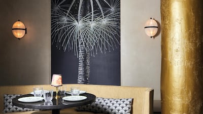 Interiors of Sona, which opened in New York towards the end of March 2021.