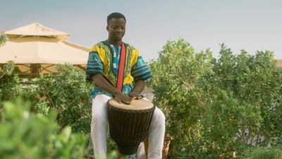 Michael Akinbove drums up support for UAE National Day in Nigeria. Courtesy Expo 2020