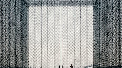 Entry portals to Expo 2020 Dubai by British award-winning architect Asif Khan. Photo: Helene Binet