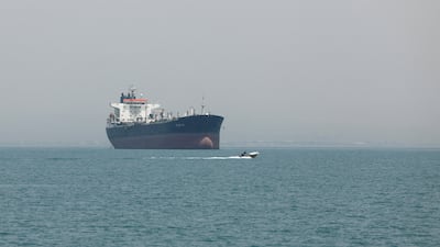 An oil tanker in the Strait of Hormuz. Reuters