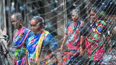 21 jan 2014 : Mumbai ,INDIA :Fishermen known as 'Kolis' are the original inhabitants of Mumbai.(Subhash Sharma for The National)