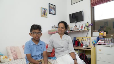 Sharma Di Silva and her son Chalana Edirisingha have been the early beneficiaries of the volunteer scheme. Antonie Robertson / The National