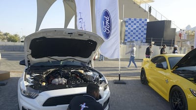 Abu Dhabi's Ford dealers Premier Motors sponsored the event. Khushnum Bhandari / The National
