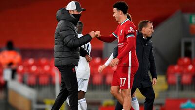Curtis Jones - 7: Busy, hardworking and ambitious. Used the ball well when in possession. The 19-year-old was confident and looked to open up the opposition defence. AFP