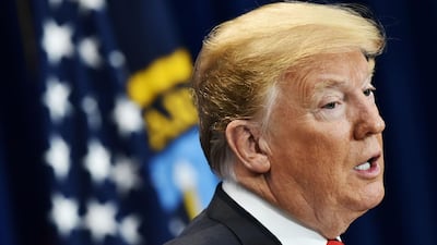 US President Donald Trump. AFP