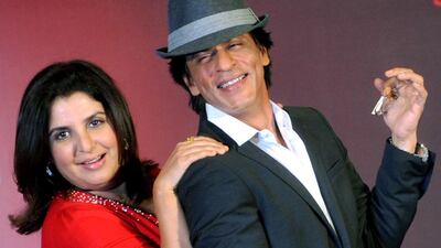 Farah Khan and Shah Rukh Khan – will they collaborate on a sequel to Main Hoon Na? AFP photo