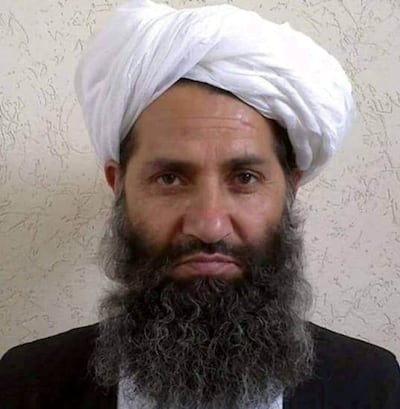 Taliban leader Mullah Haibatullah Akhundzada in an undated photograph posted on a Taliban twitter feed on May 25, 2016, and identified separately by several Taliban officials. Social Media, file