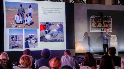 Archaeolog/18, a four-day conference attracting distinguished archaeologists from the UAE, at Danat Al Ain Hotel and Resort. Victor besa / The National
