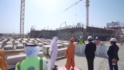 The site is located in Abu Mureikha area off Sheikh Zayed road between Abu Dhabi and Dubai.