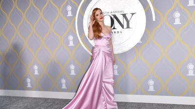US actress Jessica Chastain attends the 75th annual Tony awards at Radio City Music Hall on June 12, 2022 in New York city. (Photo by ANGELA WEISS / AFP)
