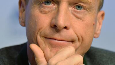 Airbus Group chief Tom Enders will step down in April 2019. Kerstin Joensson / AP Photo