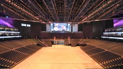 Dubai Arena will seat 17,000 spectators. WAM